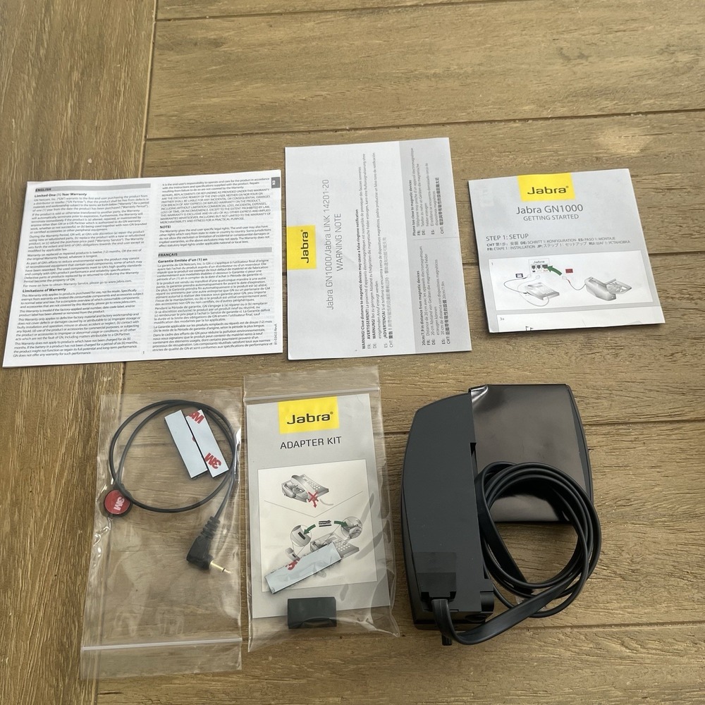 NEW OPEN BOX JABRA GN1000 REMOTE HANDSET LIFTER FOR DESK PHONES P/N 01-0369